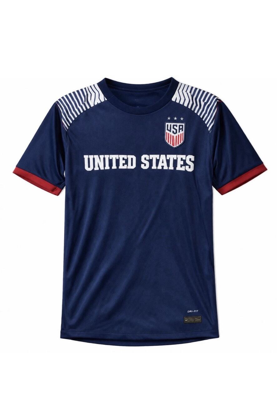 New United States Soccer Team USA Adult Soccer Game Day Shirt Jersey Navy - M